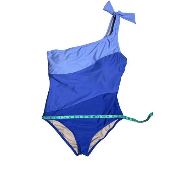 Aqua Couture Purple Color Block 1 Piece Swimsuit - XL - Picture 4 of 10